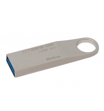 Kingston Technology DataTraveler SE9 G2 64GB 64GB USB 3.0 (3.1 Gen 1) Type-A Argento unità flash USB