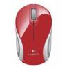 Mouse Wireless Mini M187 Red