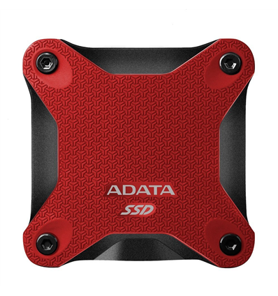 Hard Disk 2.5" Esterno 256GB ADATA SD600 red - SSD