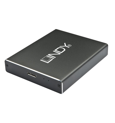 Box esterno USB 3.1 per due SSD M.2