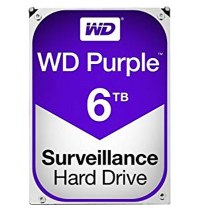 Hard Disk 3.5" 6TB Western Digital WD60PURZ PURPLE 64MB S3 (AV)