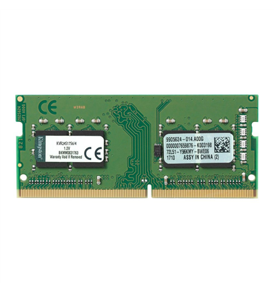 Memoria RAM So-Dimm 4GB DDR4 PC 2400 Kingston Value KVR24S17S6/4 1x4GB