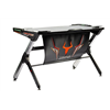 iTek Gaming Desk GAMDES ONE RGB - Struttura acciaio con finiture ABS e alluminio, illuminazione LED RGB regolabile