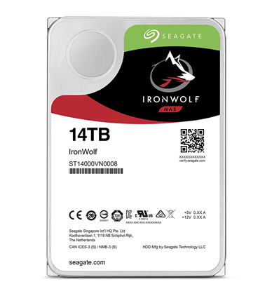 Hard Disk Seagate IronWolf 3.5 SATA3 14TB 256MB 7200RPM