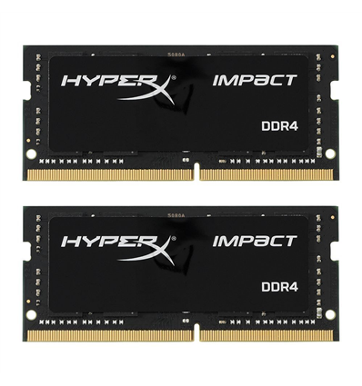 Memoria RAM So-Dimm 32GB KIT 2x16GB DDR4 PC 2666 Kingston HyperX Impact HX426S15IB2K2/32