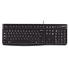 Keyboard Logitech USB K120 Layout US Nero