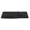 Keyboard Logitech USB K120 Layout US Nero