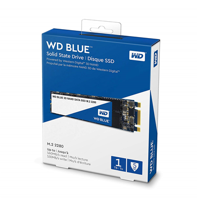 SSD Western Digital Blue 1TB Sata3 2,5 7mm Western DigitalS100T2B0A 3D NAND