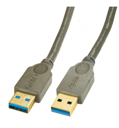 Cavo Lindy USB 3.0 A/A Nero - M/M - 1M