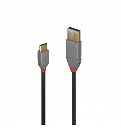 Cavo Lindy USB 2.0 Tipo C / A Antracite 3m