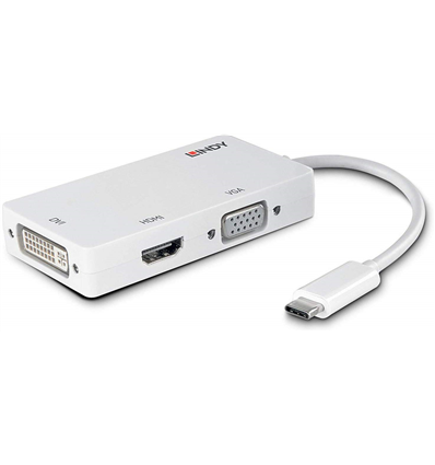 Converter USB 3.1 Tipo C a HDMI, DVI o VGA