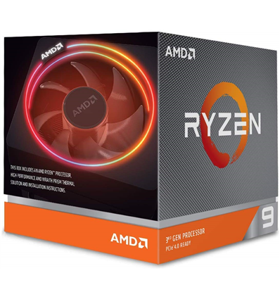 CPU AMD Ryzen 9 3900X 4.6Ghz 70MB 105W AM4 with Wraith Prism cooler