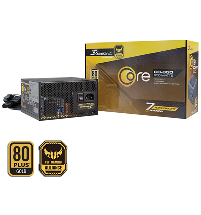 Alimentatore Modulare Seasonic Core-GC-650 650W 80 Plus Gold