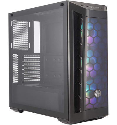 Case MasterBox MB511 ARGB, 2xCombo 2.5"/3.5",5xSSD, 3x 120 ARGB fans,incl. controller,Radiator Support,Temp.Glass Side P.,NO PSU