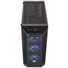 Case MasterBox MB511 ARGB, 2xCombo 2.5"/3.5",5xSSD, 3x 120 ARGB fans,incl. controller,Radiator Support,Temp.Glass Side P.,NO PSU