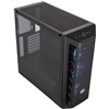 Case MasterBox MB511 ARGB, 2xCombo 2.5"/3.5",5xSSD, 3x 120 ARGB fans,incl. controller,Radiator Support,Temp.Glass Side P.,NO PSU