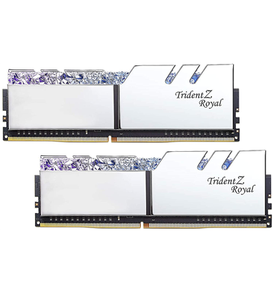 Memoria RAM DDR4 G.SKill 16GB 3600MHz RGB Royal Silver Edition - SU PRENOTAZIONE