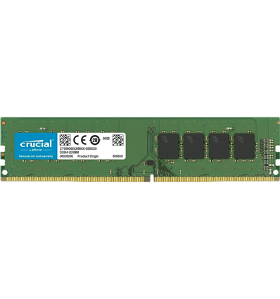 Memoria RAM DDR4 8GB PC 2666 Crucial CT8G4DFS8266 bulk single rank