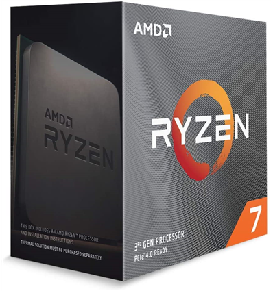 CPU AMD Ryzen 7 3800XT Box AM4 (4,700GHz) WOF