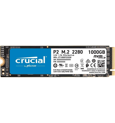 SSD Crucial 1TB P2 CT1000P2SSD8 PCIe M.2 NVME