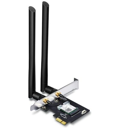 Scheda di rete Wi-Fi con Bluetooth 4.2, AC1200 5G + 2.4G Wi-Fi Gigabit scheda PC WiFi, chipset Inter AC7265 con 2 antenne rimovi