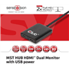 CLUB3D MST HUB HDMI Dual Monitor with USB Power