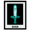 ABYSTYLE - MINECRAFT Framed poster Diamond Sword