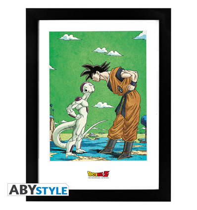 ABYSTYLE - DRAGON BALL Framed Poster Frieza vs Goku