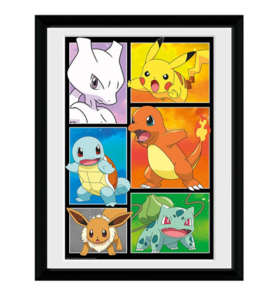 ABYSTYLE -POKEMON Framed poster Comic panel