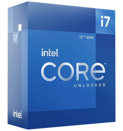CPU Intel Box Core i7 Processor i7-12700KF 3,60Ghz 25M Alder Lake-S