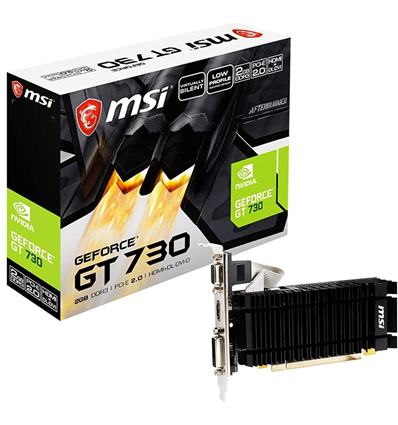 Scheda Video MSI GeForce® GT 730 2GB 2GD3H LPV1