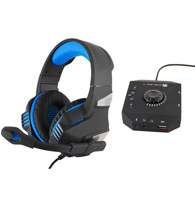 Headset Gaming Fusion + Sound Box 7.1 Virtual Surround Bundle