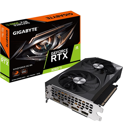 Scheda Video Gigabyte GeForce® RTX 3060 TI 8GB WINDFORCE OC (LHR)