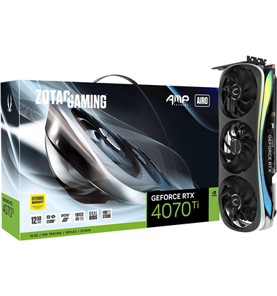 Scheda Video Zotac GeForce® RTX 4070 Ti 12GB Gaming AMP Extreme AIRO