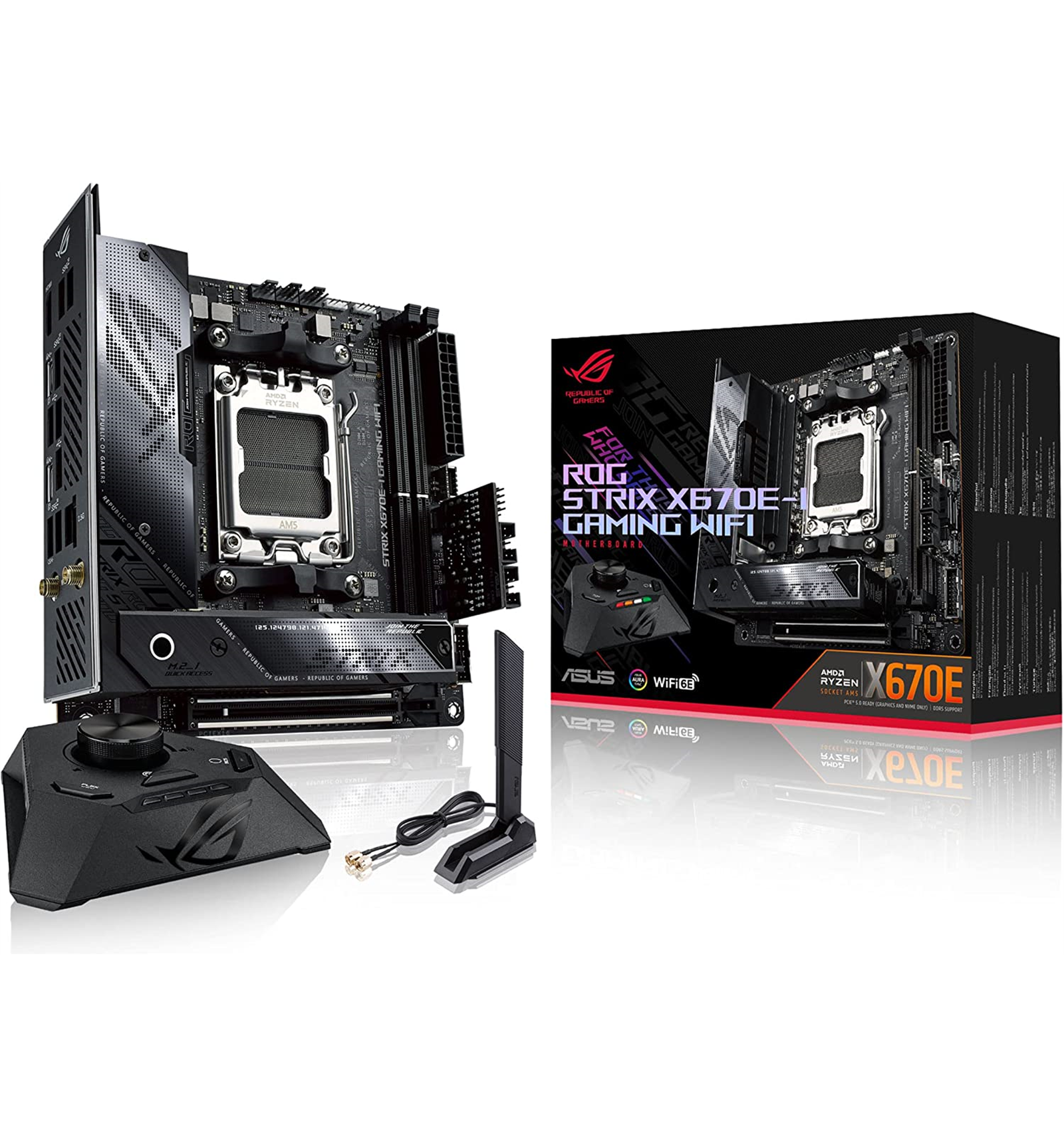 Scheda Madre ASUS ROG STRIX X670E-I Gaming WIFI (AM5) (D) - DaxStore  S.R.L.S.