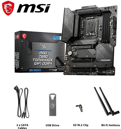 Scheda Madre MSI MAG Z690 TOMAHAWK WIFI DDR4 (1700) ATX