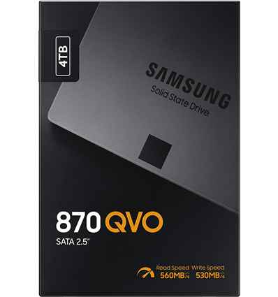 SSD Samsung 870 QVO 4TB Sata3 MZ-77Q4T0BW - DaxStore S.R.L.S.