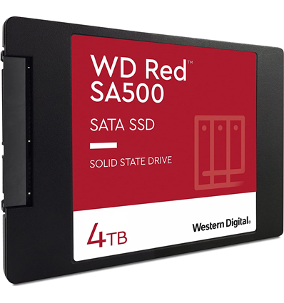 SSD Western Digital RED SA500 4TB NAS Sata3 2,5 7mm WDS400T1R0A 3D NAND
