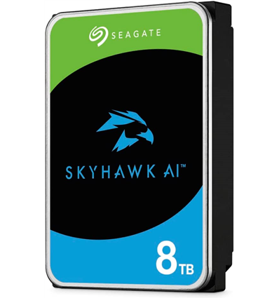 Hard Disk Interno 3.5 Seagate SkyHawk AI ST8000VE001 8TB Sata III 256MB (D)