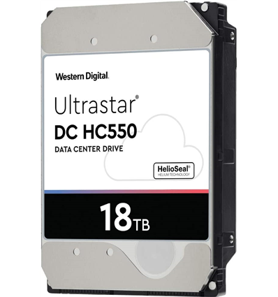 Hard Disk Interno 3.5 WD Ultrastar DC HC550 WUH721818ALE6L4 18 TB SATA