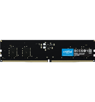 Memoria RAM DDR5 8GB PC 4800 Crucial CT8G48C40U5
