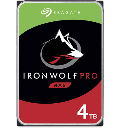 Hard Disk Interno 3.5 Seagate IronWolf Pro NAS ST4000NE001 4TB Sata III 128MB (D)