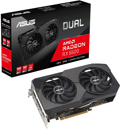 Scheda Video Asus AMD Radeon RX 6600 8GB Dual V2