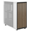Case Fractal Design Midi Tower NORTH CHALK WHITE
