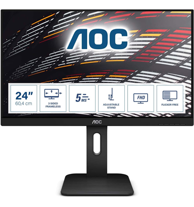 Monitor LED AOC 24P1 60,50cm (23,8)LED,HDMI,DVI,VGA,DisplayPort,SP