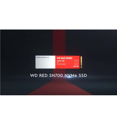SSD WD RED SN700 1TB NAS NVME M.2 PCIe Express Gen3.0 x4 WDS100T1R0C