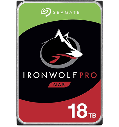 Hard Disk Interno Seagate IronWolf Pro NAS ST18000NE000 18TB Sata III 256MB (D)