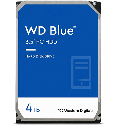 "Hard Disk Interno 3.5"" WD Blue WD40EZAX 4TB/8,9/600/54 Sata III 256MB (D)"