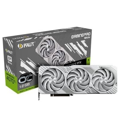 Scheda Video Palit GeForce® RTX 4070 Ti 12GB Gaming Pro White OC