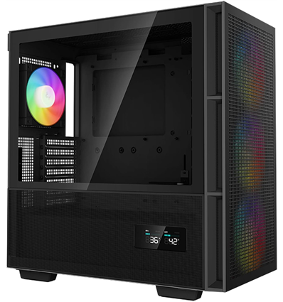 DEEPCOOL CASE MID TOWER CH560 DIGITAL TG 3x140F+1*120B FAN ARGB R-CH560-BKA